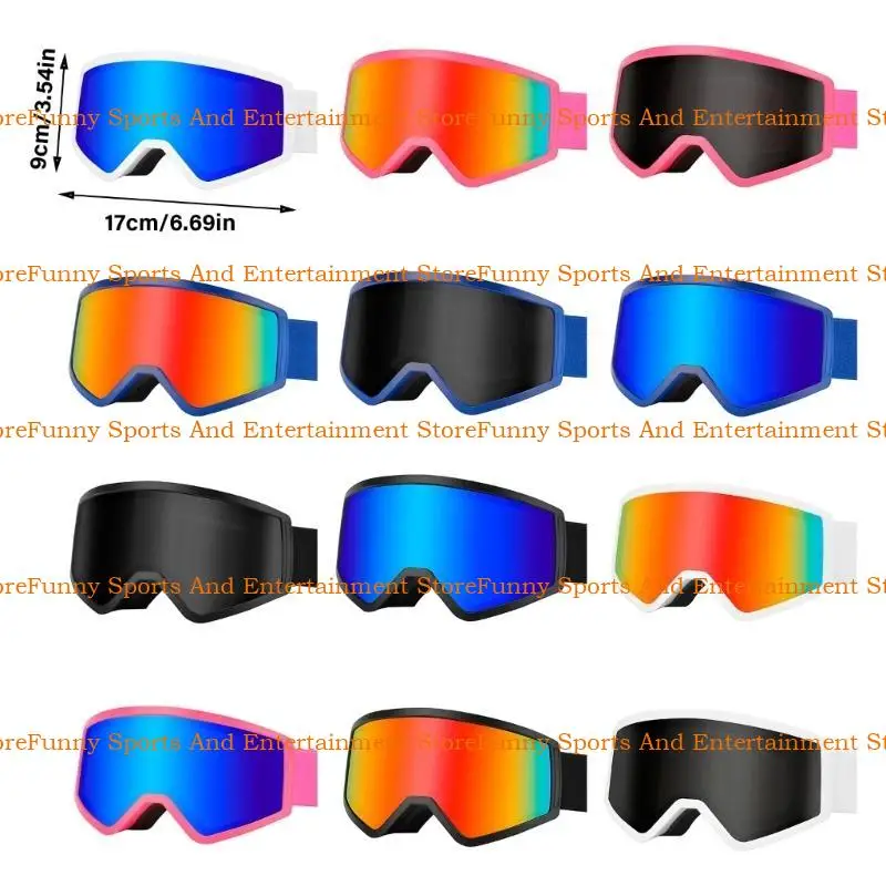 C4DE Fog Goggles esquí resistente a los niños Gafas snowboard gafas esquí en bicicleta