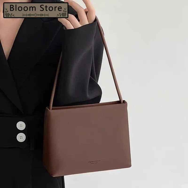 

Korean Office Lady Elegant Mini Square Bag Women All Match Simple Y2k Shoulder Bags Design Fairy Chic Handbags Crossbody
