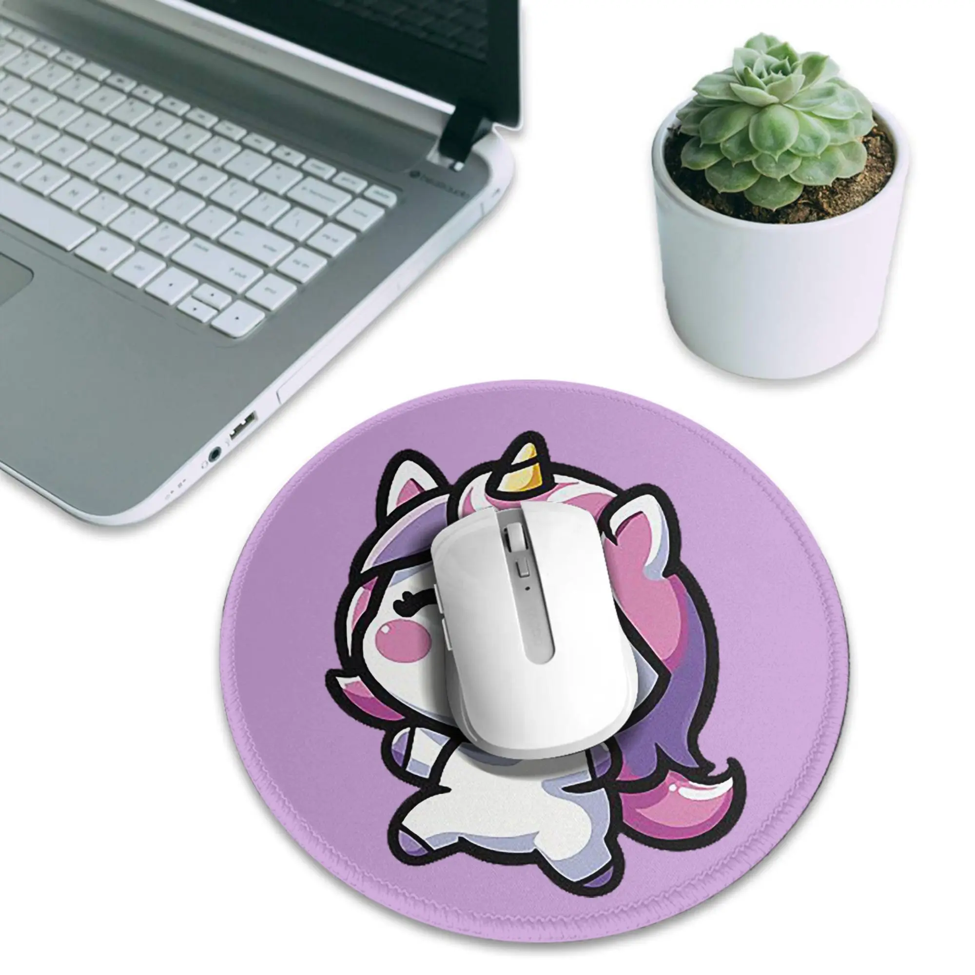 Adorable kawaii Unicorn Mouse Pad Computer Keyboard Mouse Mat Gaming PC Laptop Desk Mat Office Accessories Table Mats