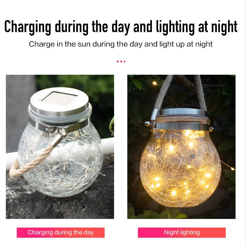 2020 Năng Lượng Mặt Trời Ánh Sáng Ngoài Trời Chống Nước Led Năng Lượng Mặt Trời Đèn Sân Vườn Cho Giáng Sinh Trang Trí Sân Vườn Vòng Ban Công Ngôi Sao Đèn Ngủ