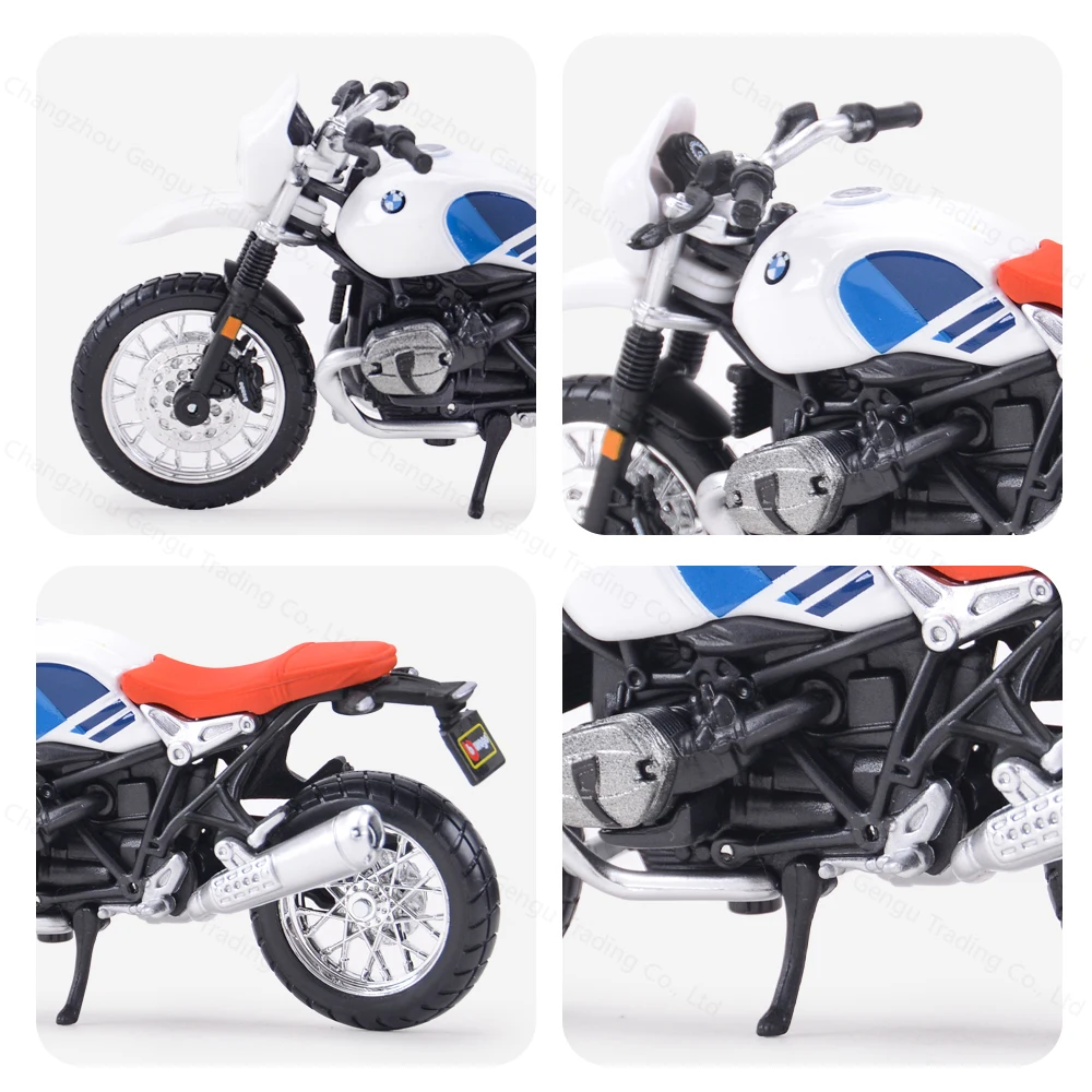 Bburago 1:18 BMW R nineT Städtischen GS Statische Druckguss Fahrzeuge Sammeln Motorrad Modell Spielzeug