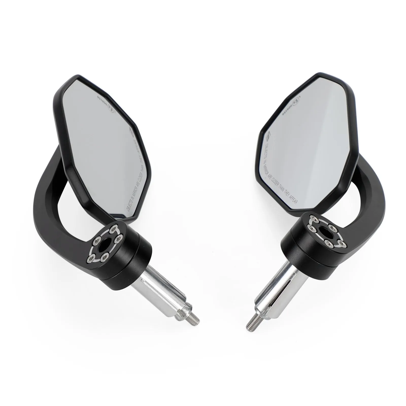 

Artudatech CNC Aluminum Handlebar End Mirror 7/8" Black Long BAR End Mirrors Motorcycle