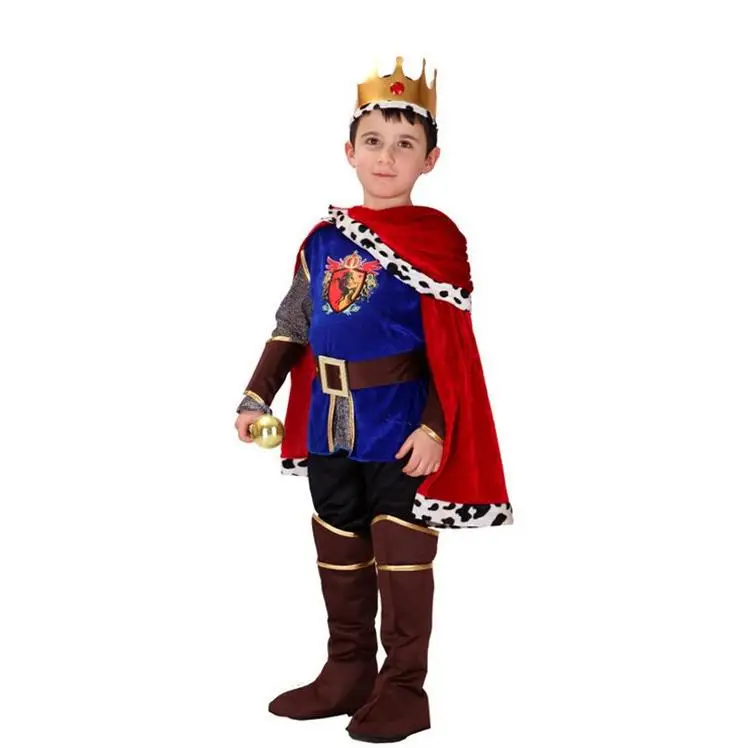 Kostum Pertunjukan Raja Loween, Pakaian Peran Ele King, Pakaian Tari Ballroom Anak-anak, Pakaian Pernikahan