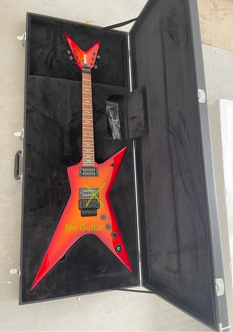 Washburn RX10 レッド SSH エレキギター ケース付 Electric Guitar Hardshell Case, Suitable For Washburn Dimebag
