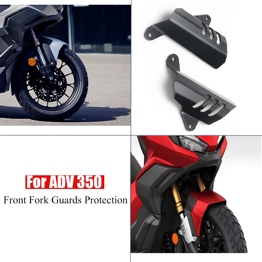 

New Motorcycle Accessories Black Front Fork Guards Protection For HONDA ADV350 Adv350 adv 350 ADV 350 2023