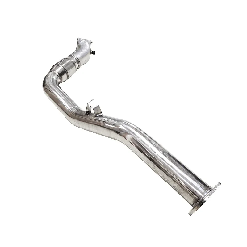 أنبوب سفلي مع محول حفاز لـ SUBA*RU IMPREZ@ WRX STI 2008-14 EJ20 EJ25 3 "أنبوب سفلي توربو HIGHFLOW CAT