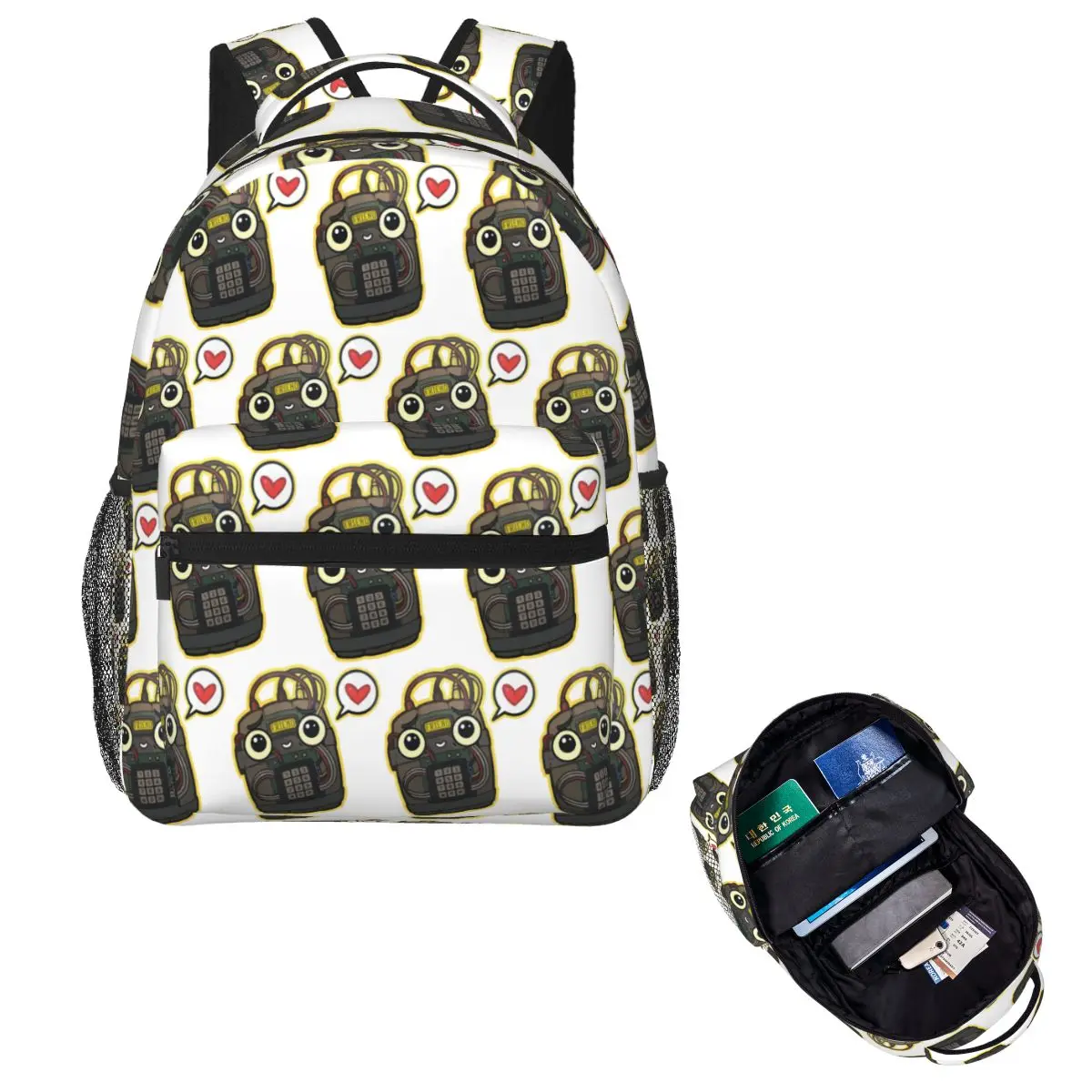 

Friend Code Student Backpack School Bag Hiking Travel Daypack for Boys Girls Fashion Bookbag Shoulder Bags