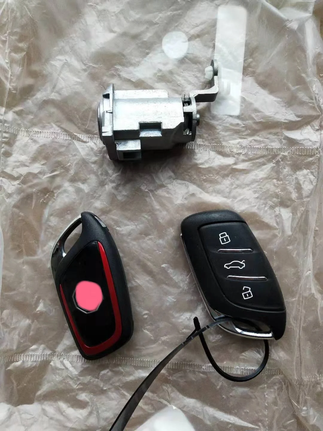 Centrol Door Lock For MG 6 HS Ignition lock core Replacement With remote key (Please Leave Message Your Car type and year)