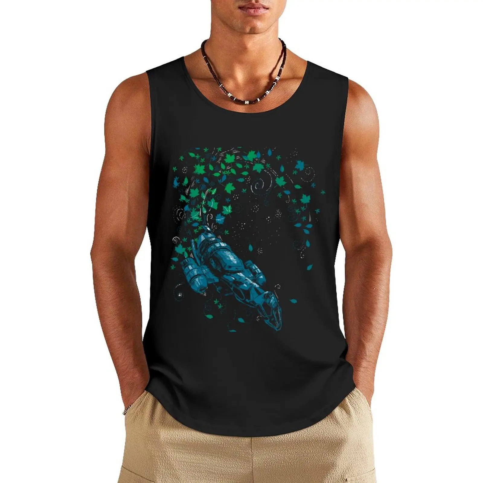 

Leaf On The Wind Tank Top sleeveless jackets Fitness men clothing