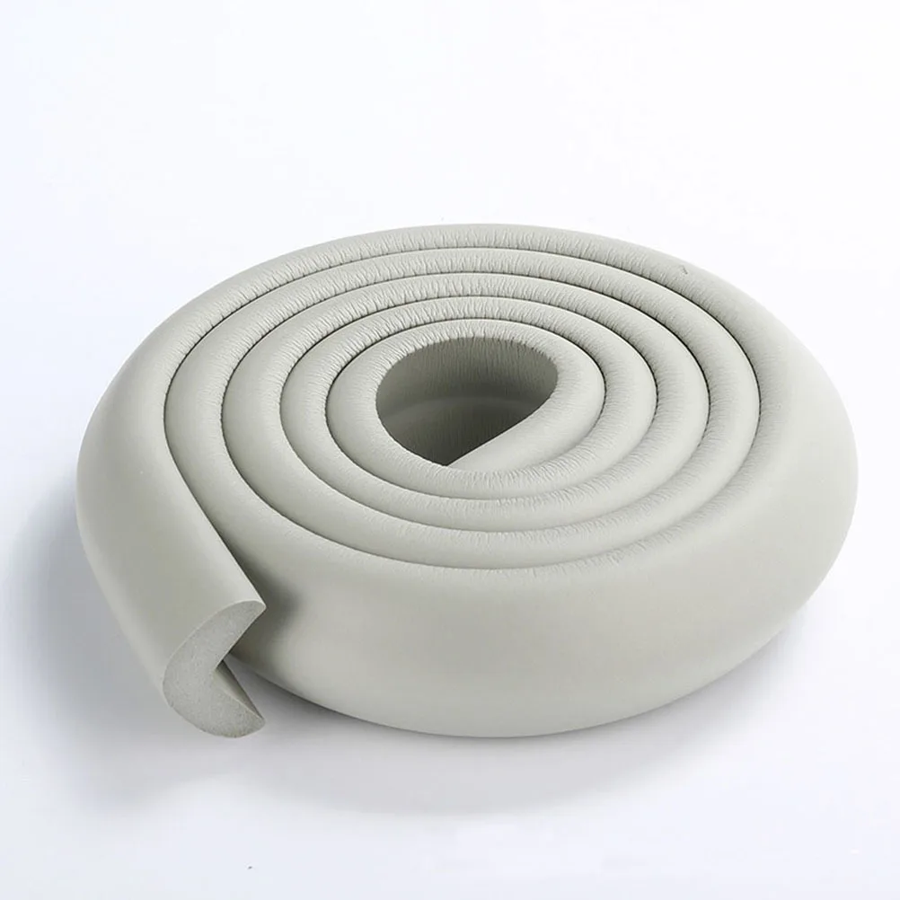 2M L-Shaped Thickened White Anti-Bump Corner Guard for Table Edge Baby Safety Protection Strip Baby Safety Corner Guard