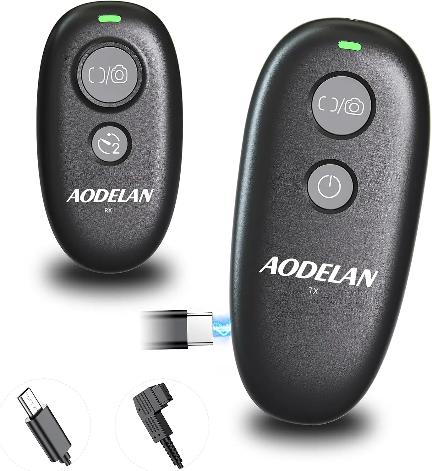 Upgraded USB-C Rechargeable Wireless Camera Remote Control for Sony a5100 a6000 a6300 a5000 Replaces Sony RM-L1AM and RM-SPR1