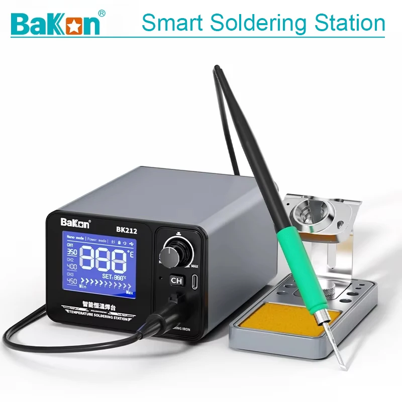 Bakon BK212 スマートはんだ付けステーション 18 - Soldering Iron Temperature Probe のレビューと価格