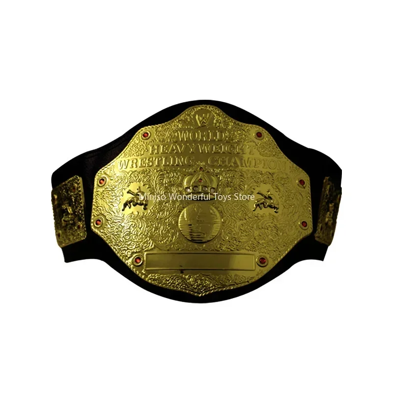 Goldener Gürtel antike Figur Modell Requisiten Charakter Party Wrestling mit Meisterschaft gürtel Schwergewicht Box champion dekoratives Geschenk