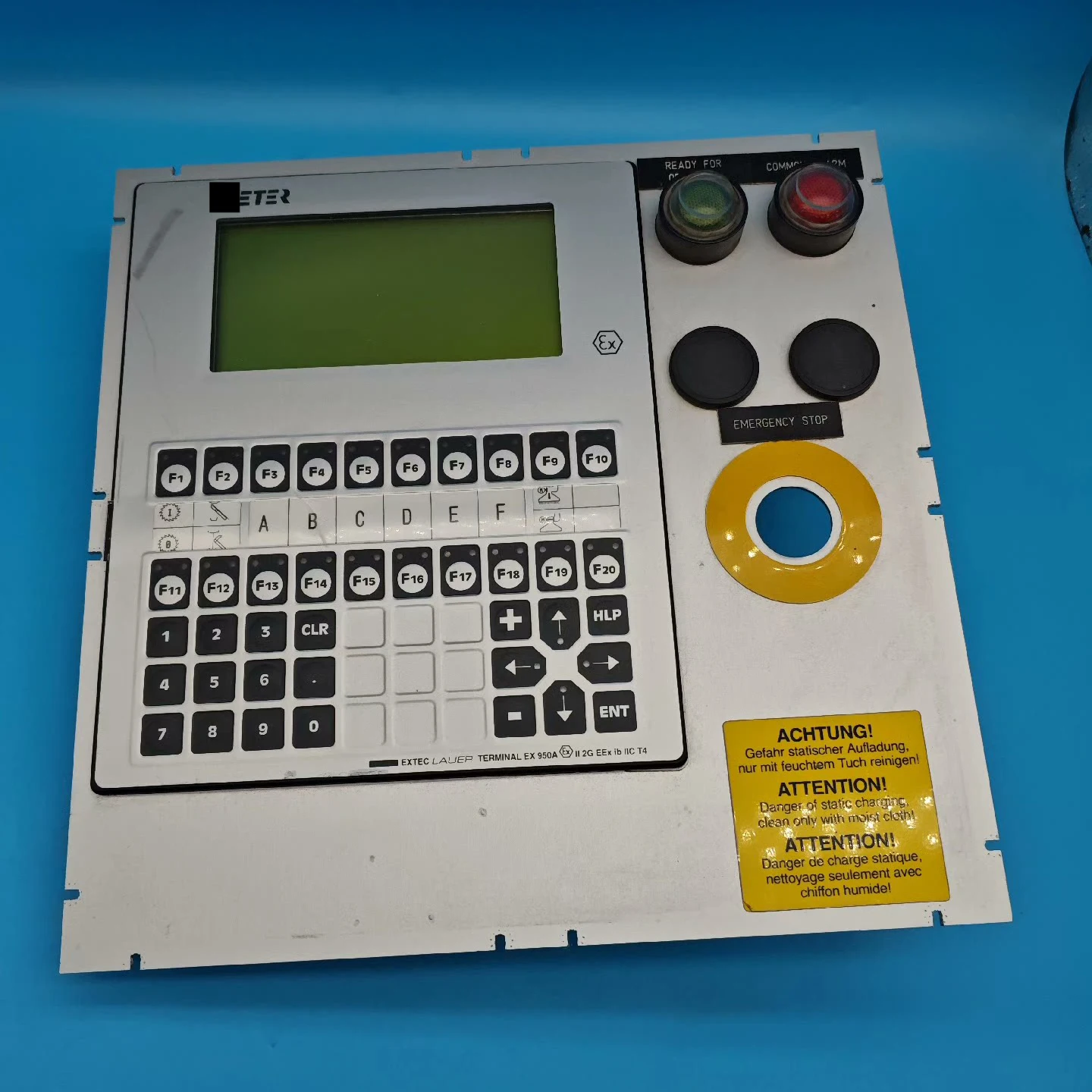 EX950A-10 Operation Panel    in Good Condition