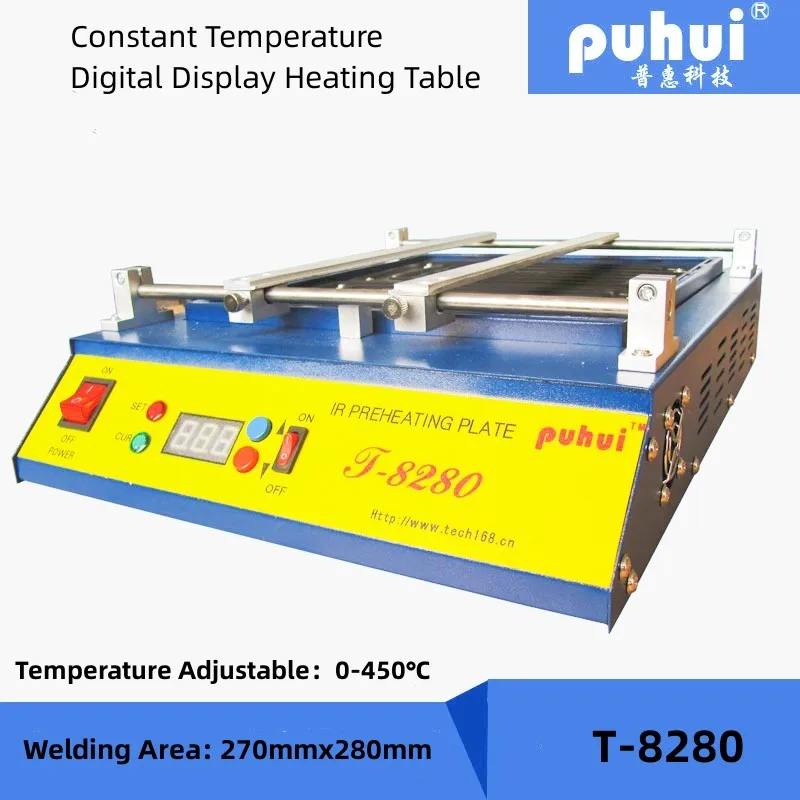 puhui t8280 infravermelho pid controle de temperatura inteligente aquecimento t8280 pcb pre aquecimento termostato estacao de solda 110v 220v 01