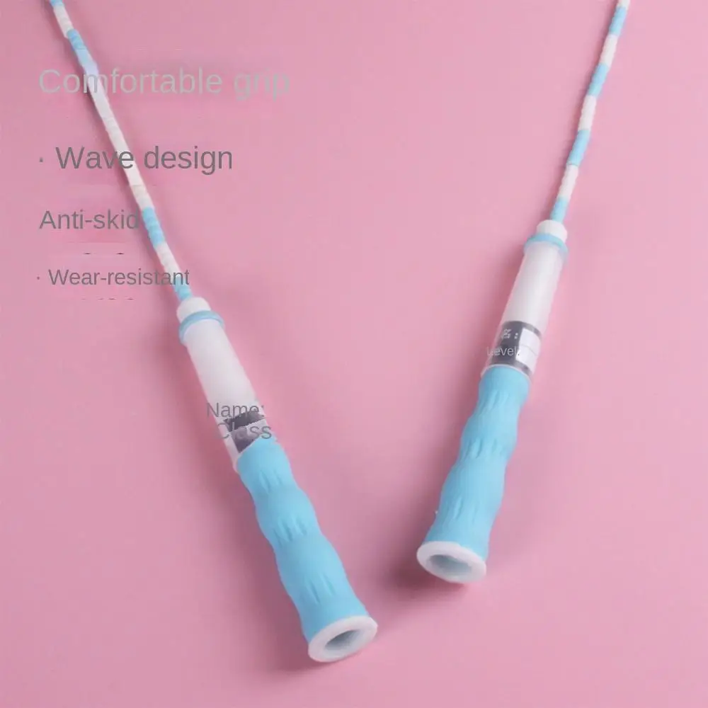 2.5 M Segmented Fitness Jump Rope Adjustable Length Signable Soft Bead Skipping Rope Professional Soft Bead Bodybuilding