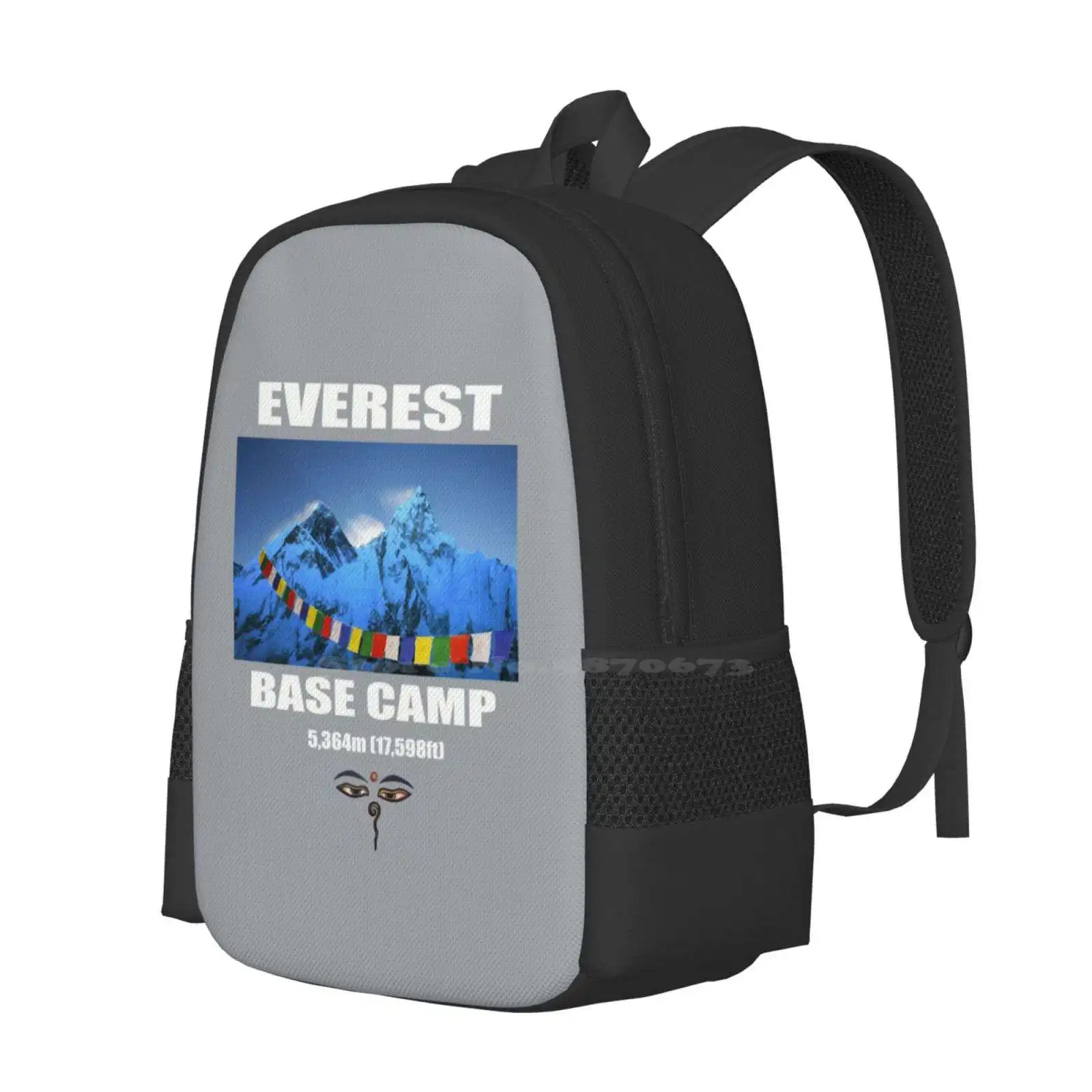 Everest Base Camp School Bags Travel Laptop Backpack Himalayas Mountains Famous Mountain Highest Mountain Adventure Trekking