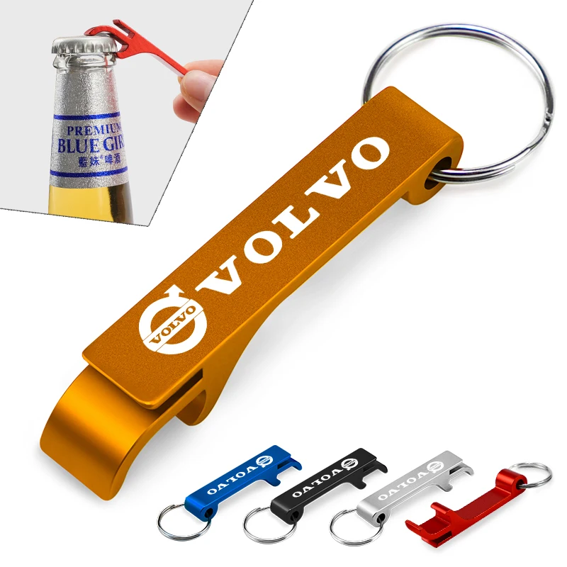 

Car Metal Keychain Wine Bottle Opener Tools Gift Accessorys For Volvo S60 C30 190h XC90 V40 XC40 V70 V50 V90 V60 XC XC60 SC60 T6