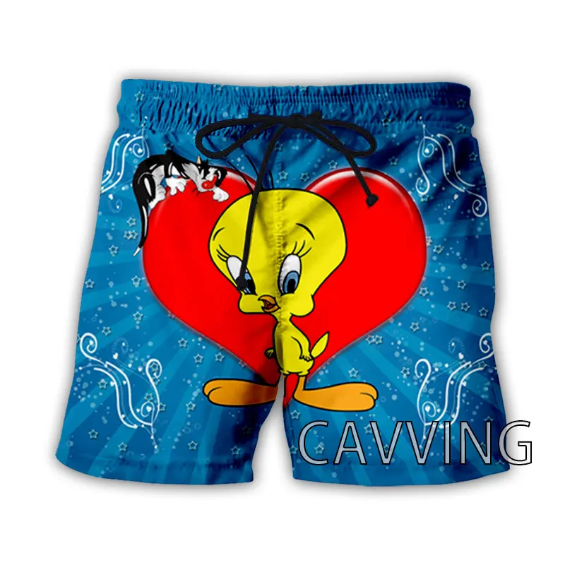 

CAVVING 3D Printed Cartoon Bird Beach Shorts Streetwear Quick Dry Shorts Sweat Shorts for Women/men