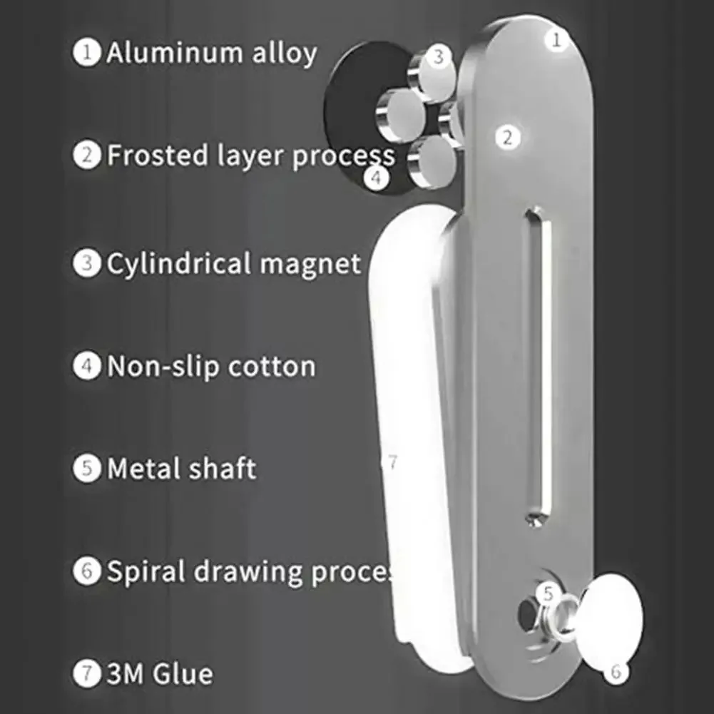 Laptop Screen Expand Magnetic Phone Holder Stand Folding Side Dual-Screen Mount Metal Bracket For iPhone 16 15 14 13 Pro Xiaomi