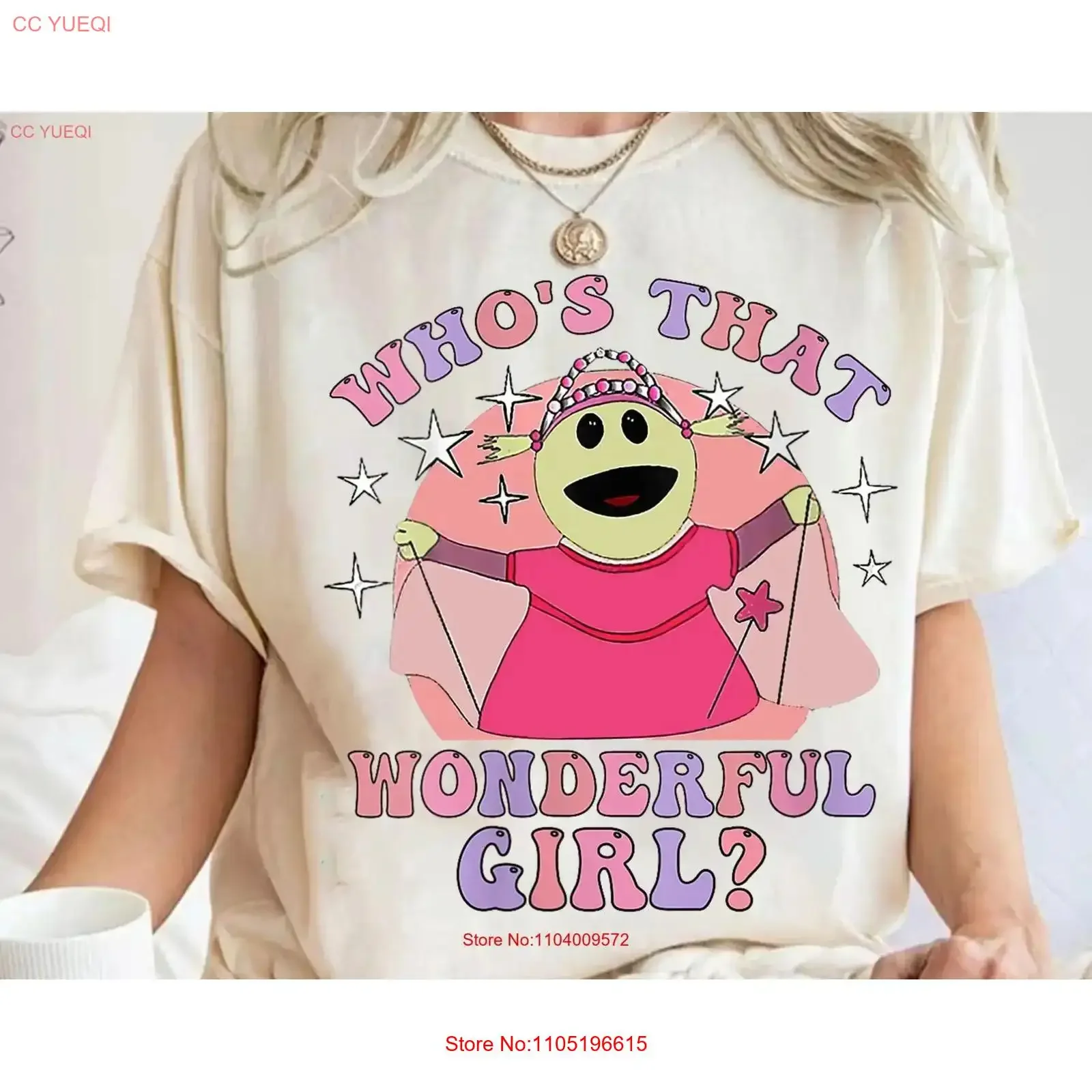 

Nanalan Who's That Wonderful Girl Retro T Shirt SweaT Merch Cartoon Meme vintage Washed Breathable homme Comfortable Stylish