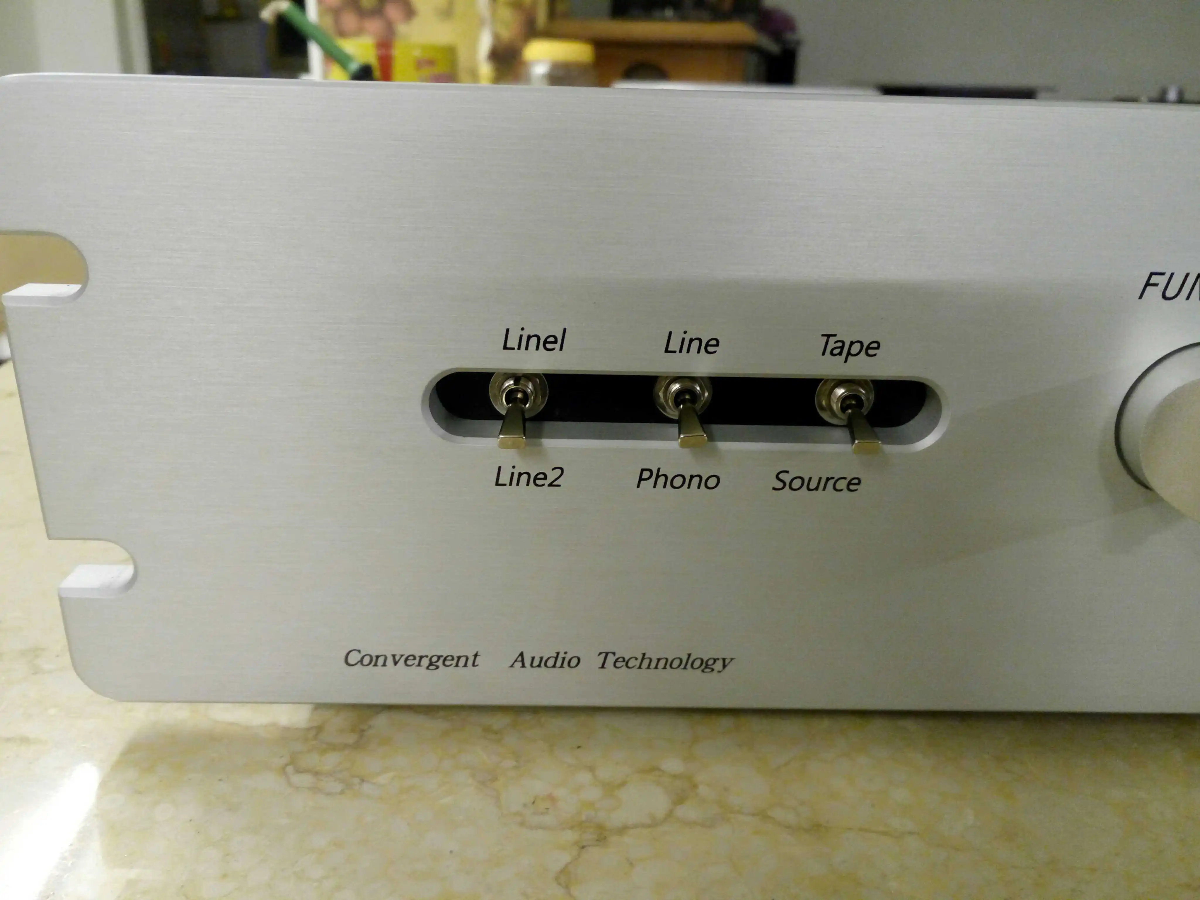 Vollaluminium CAT SL-1 SL1 Röhren-Vorverstärker DIY-Gehäuse mit Drehreglern – Detail 3