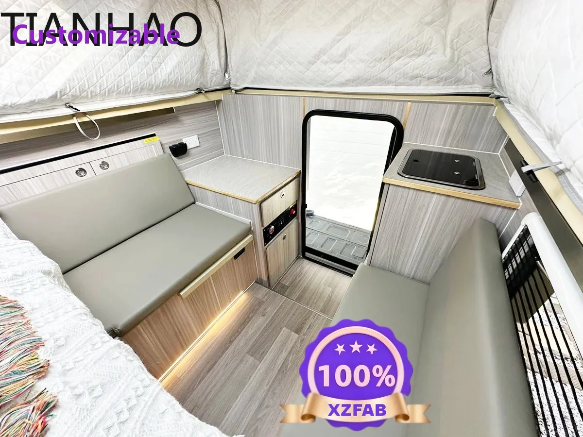 Factory Direct 2026 Top ¡¡Personalido!! Remolque de camión camper deslizante