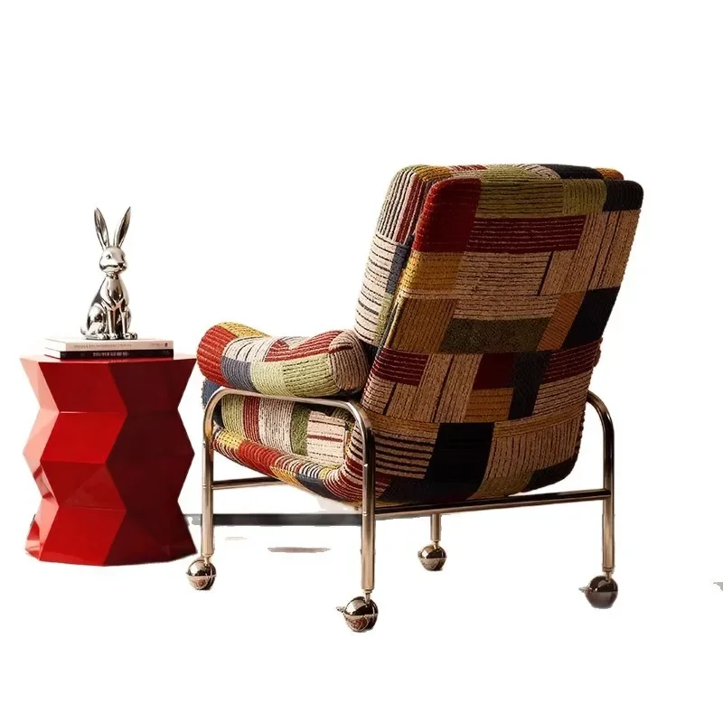 

Movable single modern living room home designer leisure chair