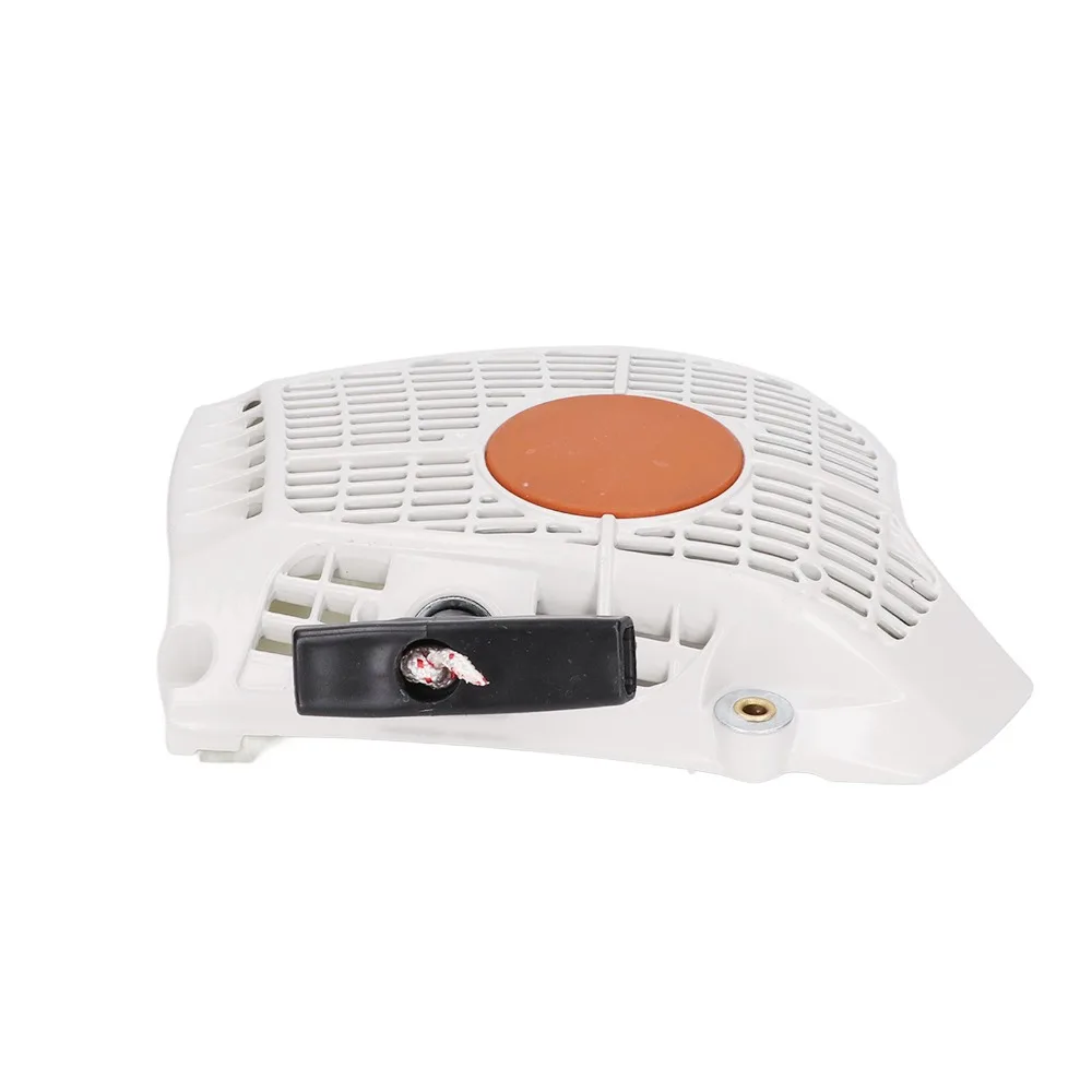 Plastic Recoil Starter Assembly White Compact Chainsaw Starter Parts Easy to Install Start Assembly for STIHL MS661 MS661C 、