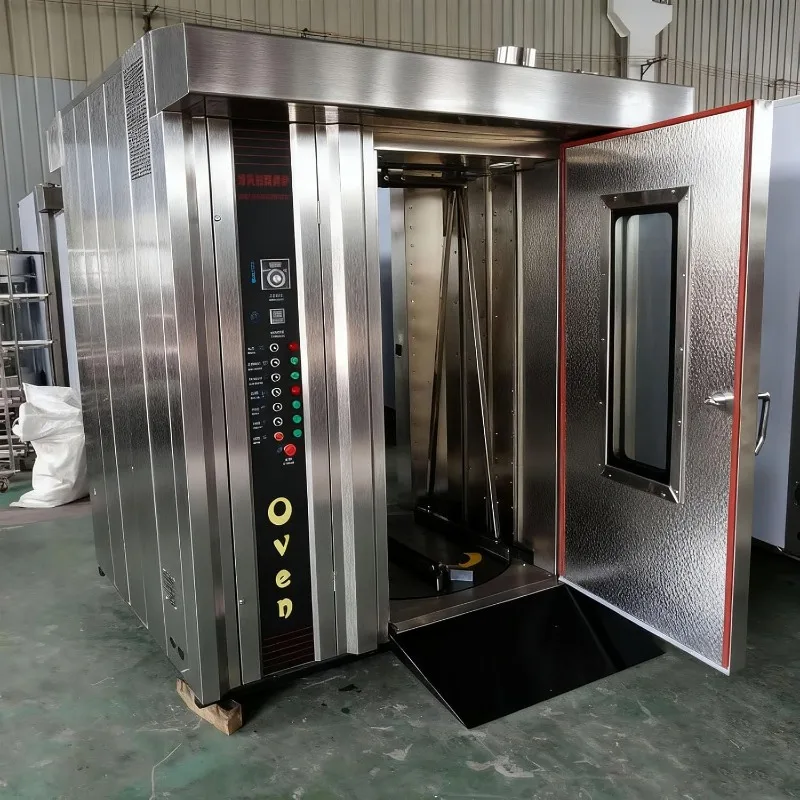 Industrial Rotary Oven Commercial Convection Baking Machine with Digital Timer for Bread, Cake, and Pastry Production