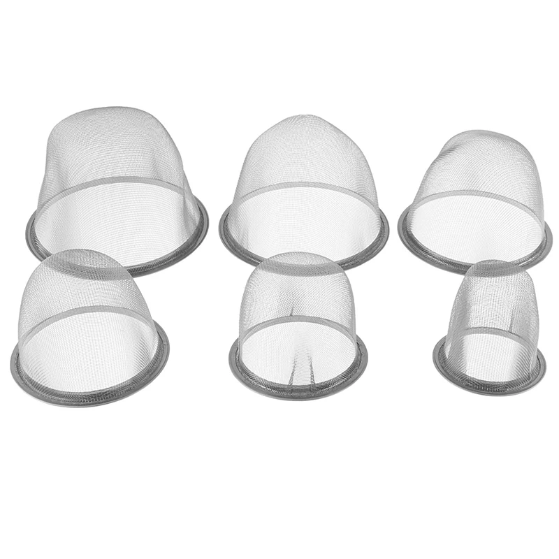 Household Outer Diameter 5/6/7/8/8.8/9.5cm Reusable Stainless Steel Mesh Tea Infuser Strainer Teapot Tea Leaf Spice Filter