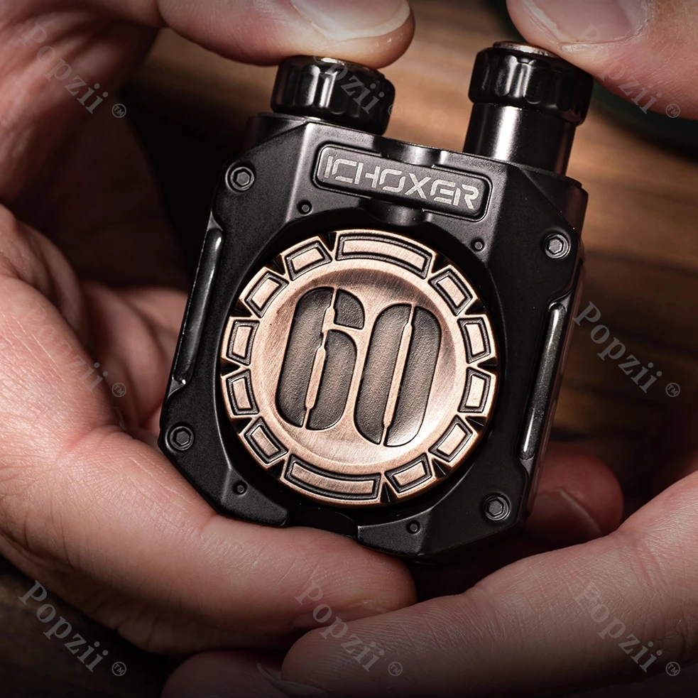 YUWU EDC ツインリンクスナップコイン フィジェットスピナー 多様な遊び方 フィジェットトイ クールなガジェット 大人用 ストレス解消おもちゃ