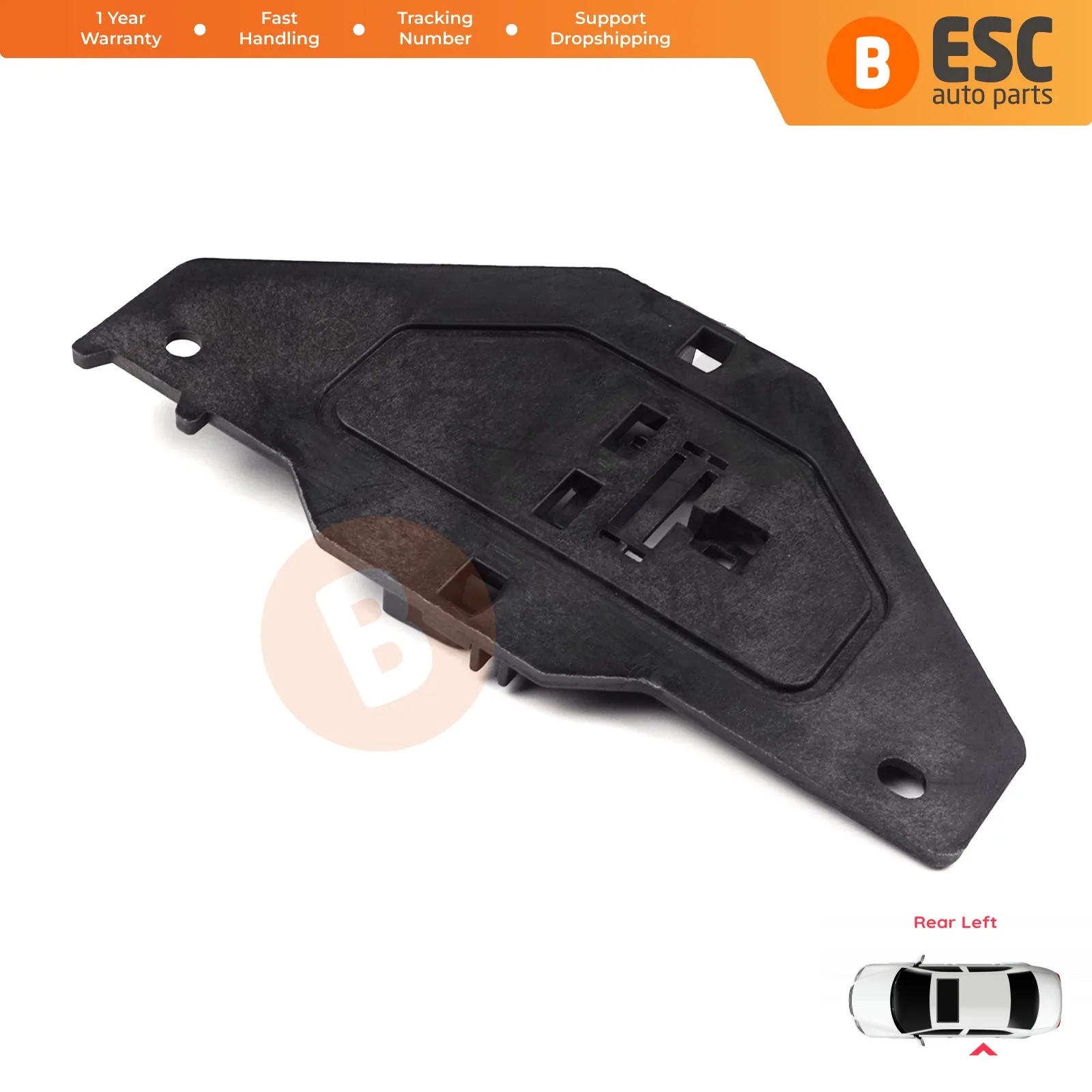 

ESC Auto Parts EWR5137 Electrical Power Window Regulator Repair Clips Rear Left Door for Citroen C5 2008-On Ship From Turkey