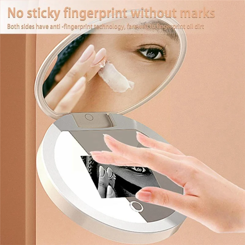 Hot Sale-Smart UV Sunscreen Test Camera Make Up Mirror Portable Rechargeable LED Beauty Detection Makeup Portable Sunscreen