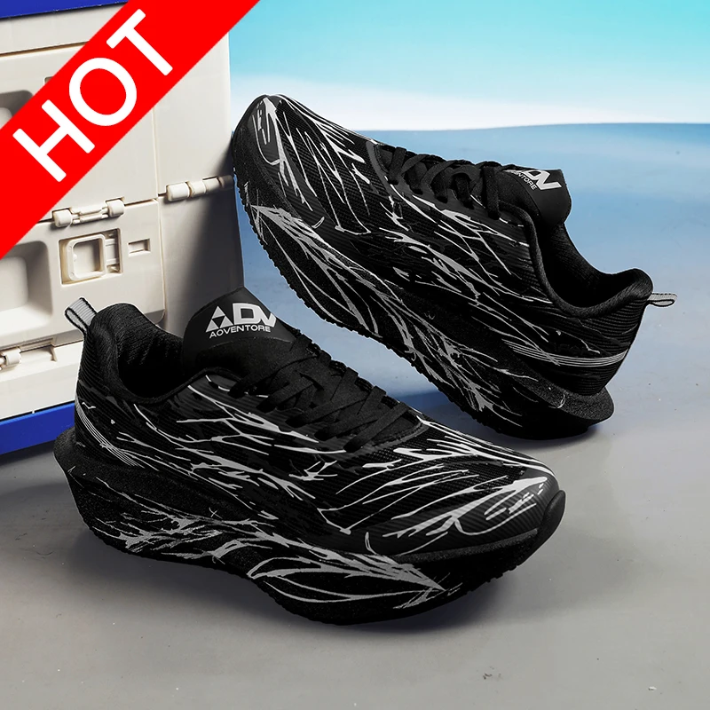 Fashionable Sports Running shoes, Comfortable Casual shoes for Both Men and Women, Outdoor Heightening shoes for Teenagers black
