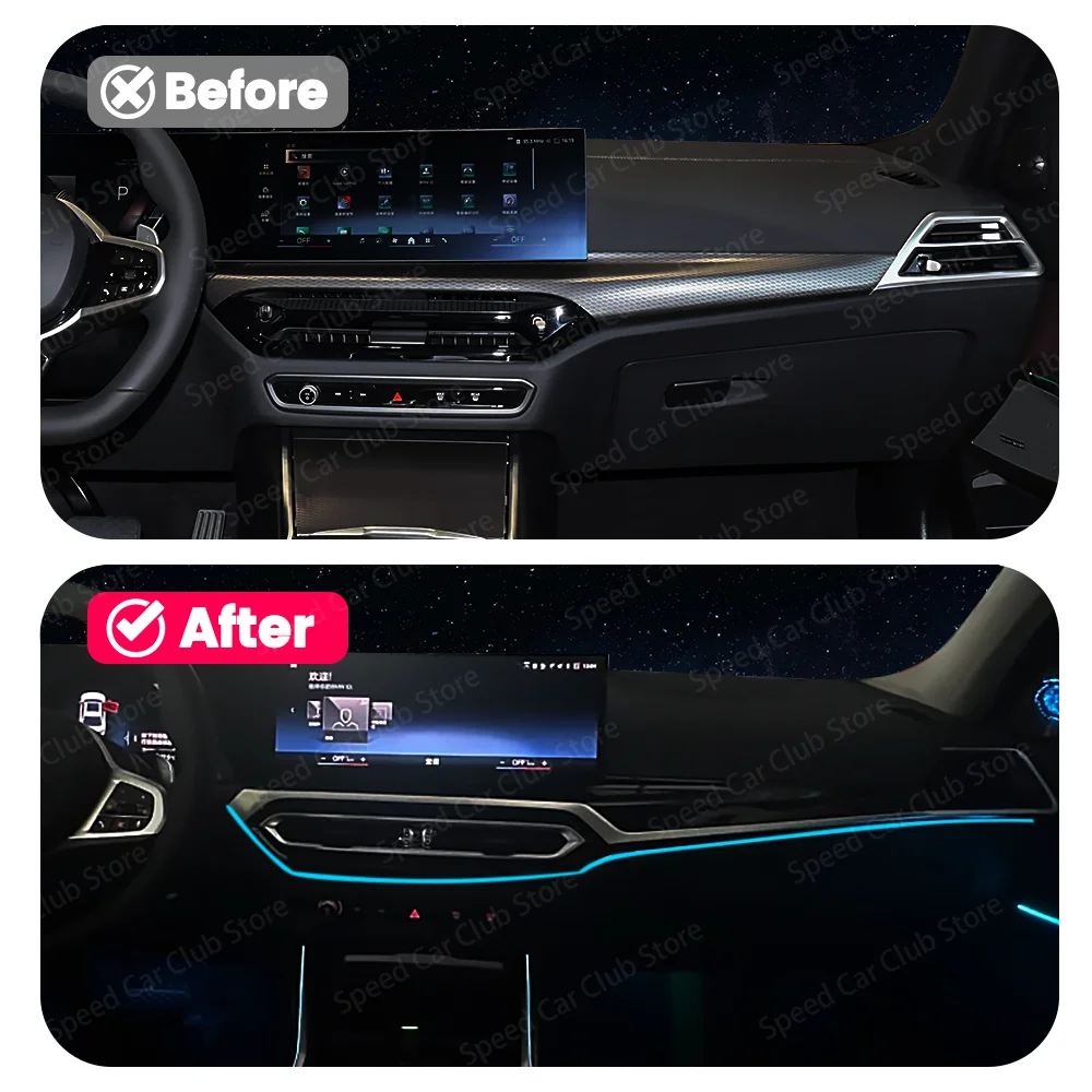 11 Colors Automotive Center Console LED Ambient Light or BMW 3 Series 4 Series G20 G21 G22 G26 G80 G82 Nternal Car Accessories