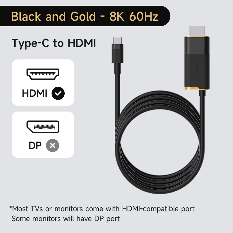 Hagibis Switch Dock voor Nintendo Switch/OLED/Switch2 USB C naar HDMI Kabel Adapter 8K @ 60Hz HDR 100W PD voor Laptop SteamDeck ROG
