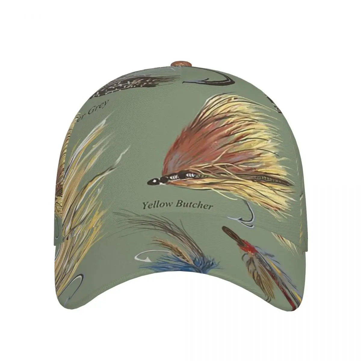 

Бейсбольные кепки унисекс для рыбалки нахлыстом с ручными завязанными мухами, уличная одежда, летние спортивные бейсболки, кепка в стиле хип-хоп, Casquette