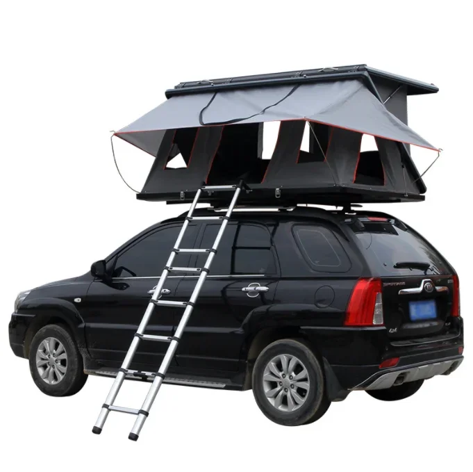 Fully Automatic Hard Shell Roof Top Tent Outdoor Camping Travel SUV Car Double-layer Factory Direct Sales Tents