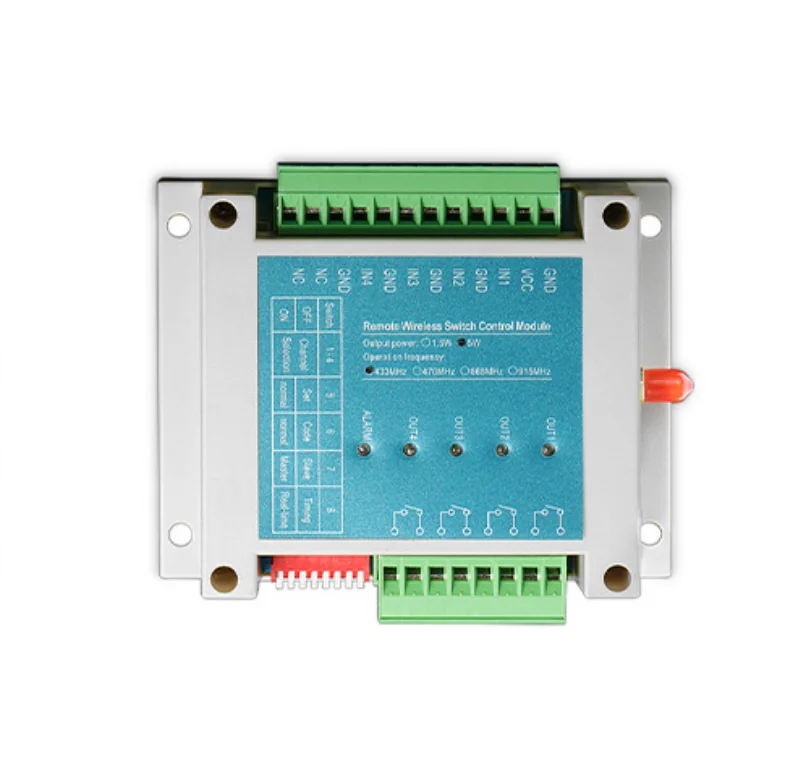 5W SK509 Four Way Switch Remote Wireless Control Module Relay Long Distance High Power Input Output