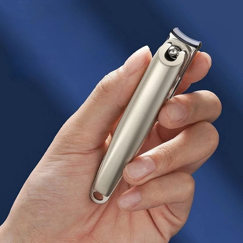 

360-degree rotatable nail clippers, large stainless steel single large opening, multi-angle household portable nail clippers