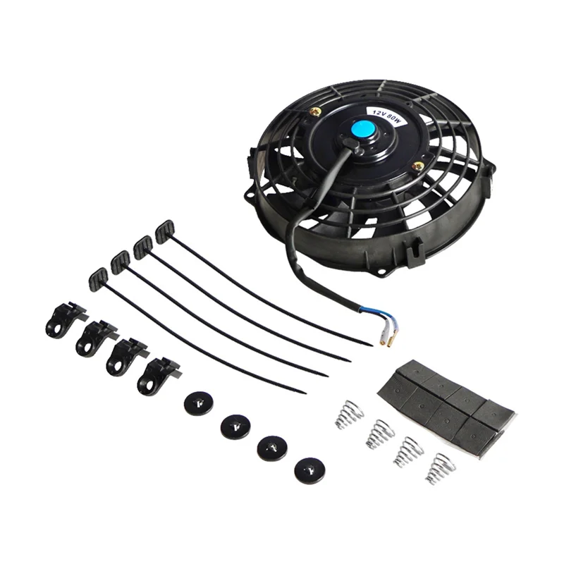 

LBER 16 Inch Electric Radiator Fan Car Tuning Universal Cooling Fan 12V 80W Radiator Cooling Electronic Fan Suction Blower