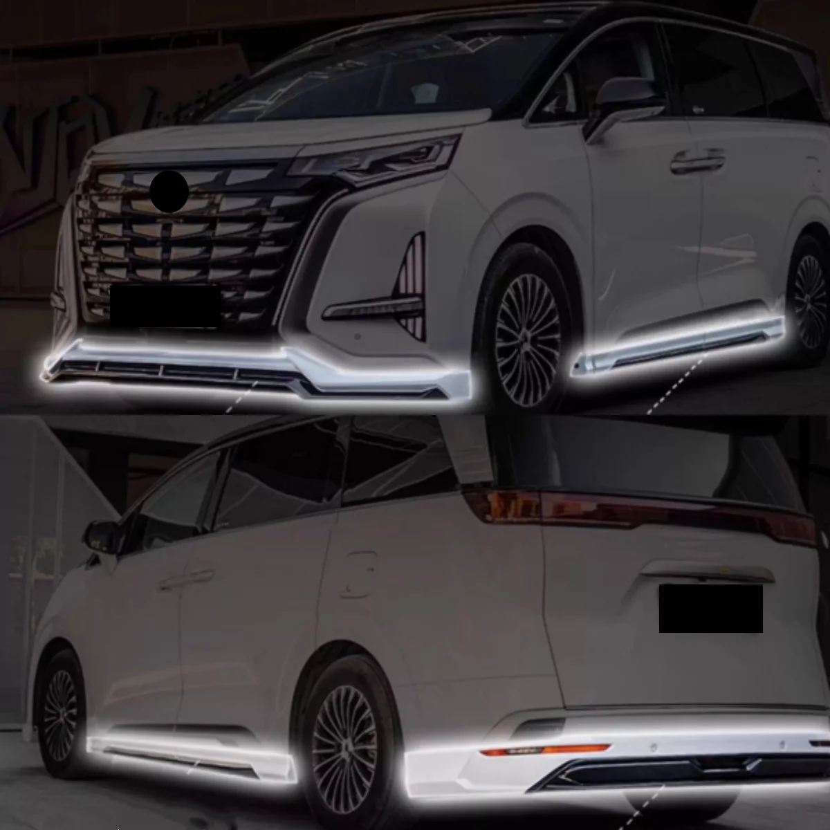 

Body Kit for DENZA D9 2022-2023 modified Sport style Surround Front lip Rear lip Side skirt Car Accessories