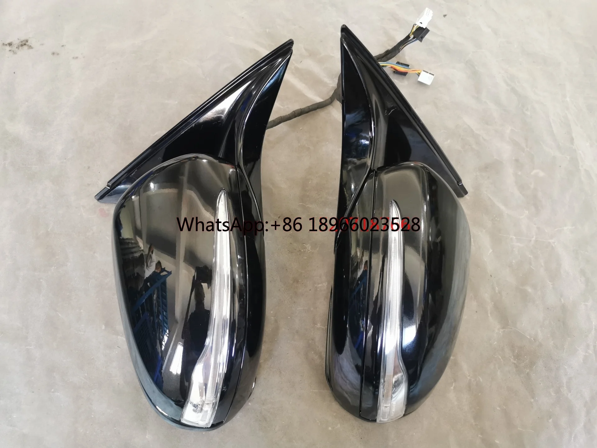 Oem Original PMMA Abs Plastic Auto Car Door Rearview Side Mirrors for Benz S Class S 500 4MATIC 2015