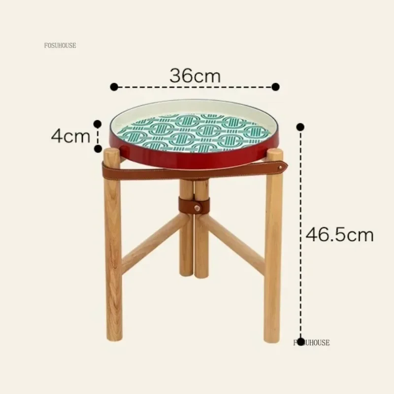 غرفة المعيشة أريكة مصمم خمر طاولة القهوة طاولة جانبية الإبداعية المنزل تخزين مكتب خشب متين صينية سيراميك طاولات الشاي d m g #3