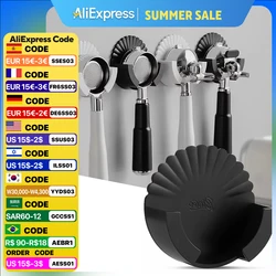 Coffee Portafilter Wall Rack Self-adhesive Espresso Coffee Filter Holder 51MM/53MM/58MM Tamper Wall Mounted Rack Coffee Tools