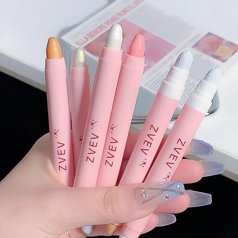 Glitzer weiß liegend Seidenraupe Text marker Bleistift dauerhafte aufhellende Augen Ecke Perl glanz matt Lidschatten Make-up Korea Kosmetik