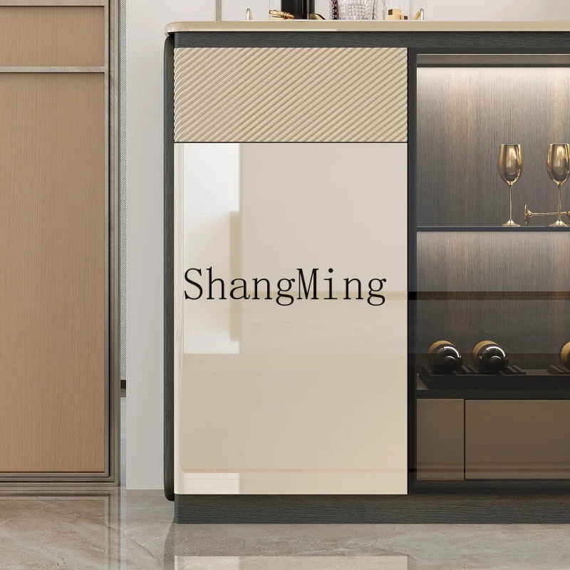

WYX dining side cabinet solid wood small apartment living room wall locker sofa back cabinet