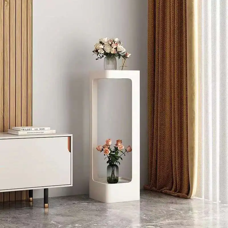 

New light luxury flower stand simple display stand multi-layer rack balcony indoor iron floor-standing flower pot