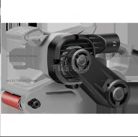 220V Belt Sander Portable Sander Tank Flat Flat Sanding Machine Small Polishing Machine Woodworking Home Sandpaper Machine